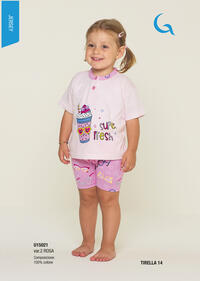 PIGIAMA NEONATA M/M U15021 Tellini S.r.l. Ingrosso Abbigliamento